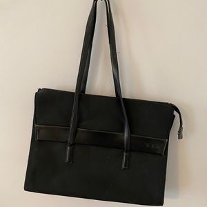 Tumi black womens laptop bag